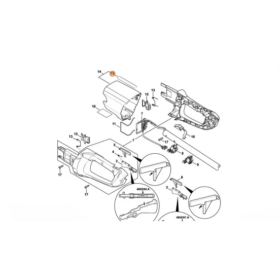 STIHL  Tabliczka ostrzegawcza FSA 0000 967 4023